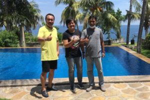 Aktor Antagonis Dwi Yan Nikmati Malam Tahun Baru di Tepi Tulamben