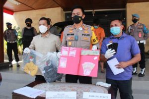 Polres Klungkung Bekuk Pelaku Kasus Pencurian Emas di Jalan Srikandi IV Kel Semarapura Kelod Kangin, Klungkung