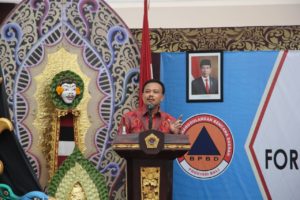 Sekda Dewa Indra Apresiasi Deklarasi Pembentukan Forum Pengurangan Risiko Bencana se-Bali Tahun 2021