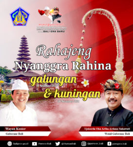 Pemerintah Provinsi Bali Mengucapkan Selamat Hari Raya Galungan dan Kuningan