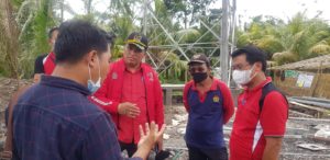 Ketua DPRD Karangasem Turun ke Muncan, Cek Tower Provider Langgar Ketentuan
