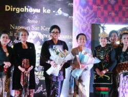 Ketua Dekranasda Provinsi Bali pada Acara Ulang Tahun KCBI