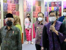 Wapres Ma’ruf Amin Apresiasi Gubernur Koster dan Ny. Putri Koster Telah Inovasikan Produk Kerajinan Tertata Sangat Rapi dan Indah di Pameran IKM Bali Bangkit