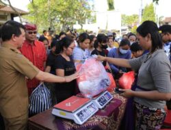 Bupati Suwirta Launching Aplikasi Bank Sampah Guna Bangsa di Desa Gunaksa