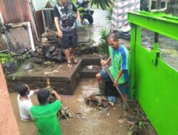Cepat dan Responsif, PUTR Buleleng Kerahkan 100 Tenaga Drainase Tangani Banjir