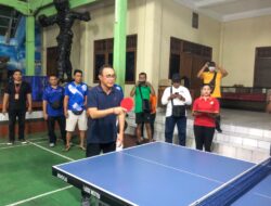 Walikota Jaya Negara Buka Tenis Meja Antar Dusun se- Dauh Puri Kauh