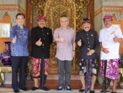 Sambut Petinggi Provinsi Hainan, Wagub Cok Ace Kenalkan Tradisi dan Kebudayaan Bali di Ubud