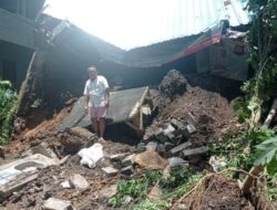 Bangunan Pembuatan Penek Milik Warga Dusun Selat Banjarangkan Longsor 