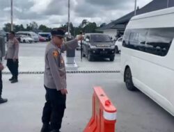 Pengamanan Arus Lalin di Pura Agung Besakih Berlangsung 24 Jam