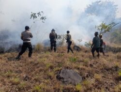 Ratusan Hektar Hutan Gunung Agung Terbakar