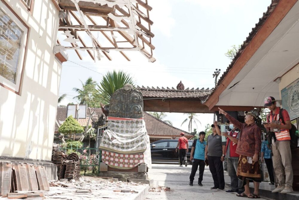 Wabup Wayan Artha Dipa Lakukan Monitoring Proyek Infrastruktur di Kecamatan Manggis