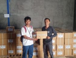 Ratusan Kotak Surat Suara Diterima KPU Karangasem, Langsung Disimpan di Gudang Logistik