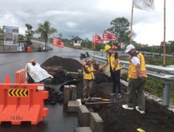 Rekanan Jembatan Titi Sudamala Besakih GERCEP Perbaiki Trotoar Jebol 