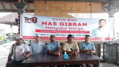 Tim 8 Kemenangan Prabowo-Gibran Siapkan Kedatangan Gibran di Buleleng