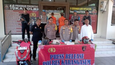 Pencuri Sepeda Motor di Desa Perasi Karangasem Tertangkap, Pelakunya Ternyata Ahli