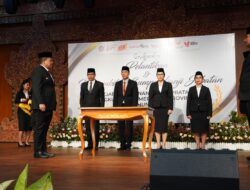 Pj. Gubernur Bali Lantik 4 Pejabat Pimpinan Tinggi Pratama Lingkungan Pemerintah Provinsi Bali