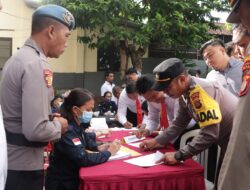 Antisipasi Penyalahgunaan Narkoba, Mendadak Kapolres Klungkung Perintahkan Tes Urine Anggotanya