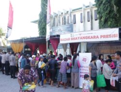 Bazzar Bhayangkara Presisi Polres Klungkung Diserbu Warga Nusa Penida