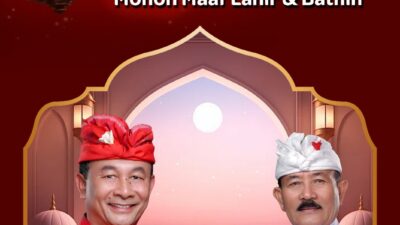 Bupati dan Wakil Bupati Karangasem Mengucapkan Selamat Hari Raya Idul Fitri 1445 H