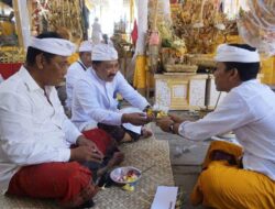 Pj Bupati Jendrika Hadiri Karya Ngenteg Linggih Pura Kahyangan Jagat Tirta Segening, Tirta Tunggang dan Pura Taman Sari