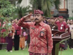 Sekda Sedana Merta Pimpin Upacara Peringatan Hari Otonomi Daerah ke 28 Tahun 2024 di Karangasem