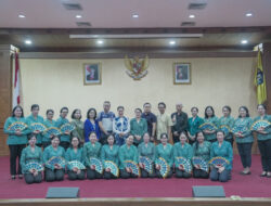 Ketua TP PKK Badung, Ny. Seniasih Giri Prasta Terima Kunjungan Istri Pj Gubernur Bali