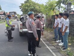 Konvoi Rayakan Kelulusan, Polsek Kubu Amankan Tiga Sepeda Motor