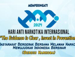 BNNK Karangasem Memperingati Hari Anti Narkotika Internasional Tahun 2024