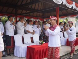 Bupati Gede Dana Pimpin Upacara Bendera Peringatan Hari Lahir Pancasila Tahun 2024