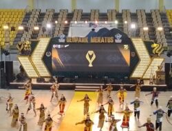 Tarian Geopark Meratus Semarakkan Gubernur Kalsel Sahbirin Noor Buka Porwanas XIV