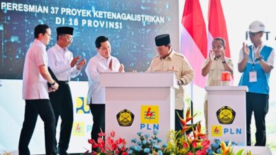 Presiden Prabowo Resmikan 37 Proyek Strategis Ketenagalistrikan