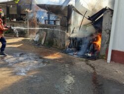 Sehari Dua Kebakaran Terjadi di Karangasem, Mobil Xenia dan Rumah jadi Amukan si Jago Merah