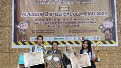 SMAN 2 Amlapura Borong Prestasi di Ajang Nasional Alauddin Biomedical Olympiad 2025