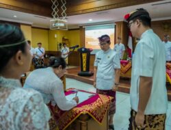 Bupati Adi Arnawa Lantik Pejabat Administrator, Pengawas dan Fungsional di Lingkungan Pemkab Badung