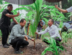 Wagub Bagus Alit Sucipta Hadiri Peresmian Ketahanan Pangan Nusakambangan dan Penanaman Pohon Kelapa di Seluruh Indonesia