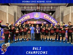 Bali Tumbangkan Juara Bertahan Kemenpora di Pornas Korpri XVII Palembang