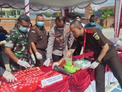 Kejaksaan Klungkung Musnahkan BB Narkoba yang sudah Inkrah