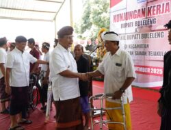 Kunker Hari Kedua, Sutjidra-Supriatna Pantau Pembangunan Jalan Tunjung-Bukti dan SMPN 1 Kubutambahan