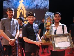 Meriahkan Rangkaian Festival Goa Lawah, Komunitas Seni Barong Agung Raih Juara I Lomba Baleganjur Ngarap se-Bali