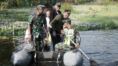 HUT ke-65 Korem 163/Wirasatya, Danrem Inisiasi Normalisasi Danau Yeh Malet