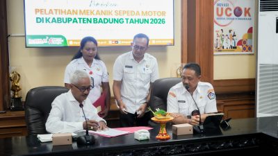 Disperinaker Badung Genjot SDM Otomotif, Pelatihan Mekanik Sepeda Motor 2026 Ciptakan Tenaga Kerja Siap Pakai