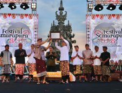 Festival Semarapura ke-8 Resmi Dibuka, Bupati Satria Dorong Penguatan Ekonomi Kreatif dan Pelestarian Budaya