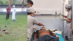 Karangasem Dilanda Cuaca Ekstrem, Pura Disambar Petir, Warga Tertimpa Kelapa