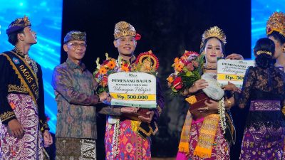 Putu Orlon dan Ni Luh Komang Chika Dinobatkan Sebagai Jegeg Bagus Klungkung 2026