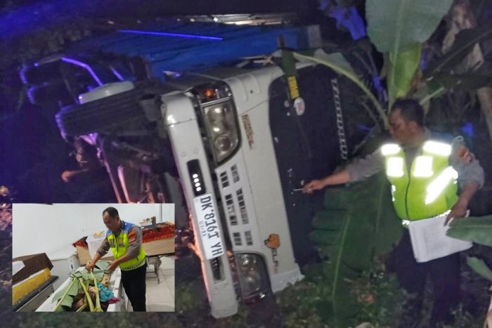 Truk Mundur Hantam Pejalan Kaki Hingga Tewas