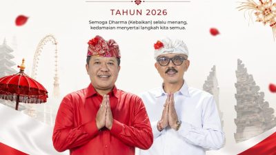 Bupati Bangli Sang Nyoman Sedana Arta dan Wakil Bupati Bangli I Wayan Diar Mengucapkan Selamat Hari Raya Galungan Tahun 2026