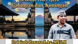 Dr I Gede Pawana S.Ag,.M.Fil.H Ketua Forum Perbekel Provinsi Bali Mengucapkan Selamat Hari raya Galungan dan Kuningan