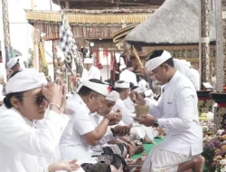 Hari Raya Pagerwesi, Pemkab Karangasem Gelar Bhakti Penganyar di Pura Ulun Danu Batur