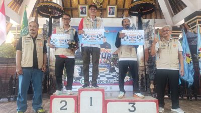 Raih 7 Emas 1 Perunggu, Percasi Buleleng Juara Umum 1 di Ajang Kejurprov Catur Bali 2026