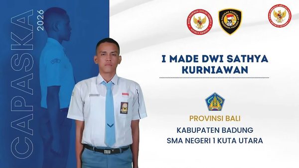 I Made Dwi Sathya Kurniawan, Putra Badung Terpilih Paskibraka Pusat 2026